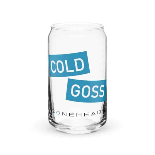 Boneheads Cold Goss Can-shaped glass