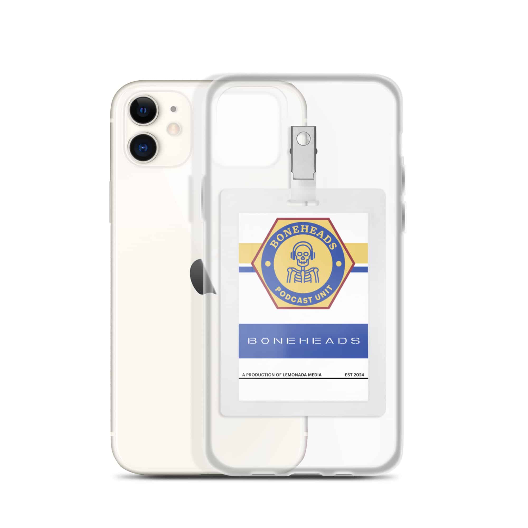 Boneheads Badge Clear Case for iPhone® - Image 7