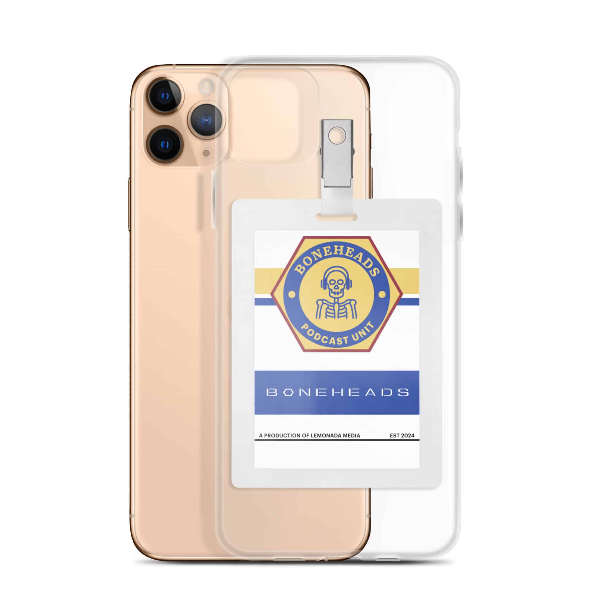 Boneheads Badge Clear Case for iPhone® - Image 3