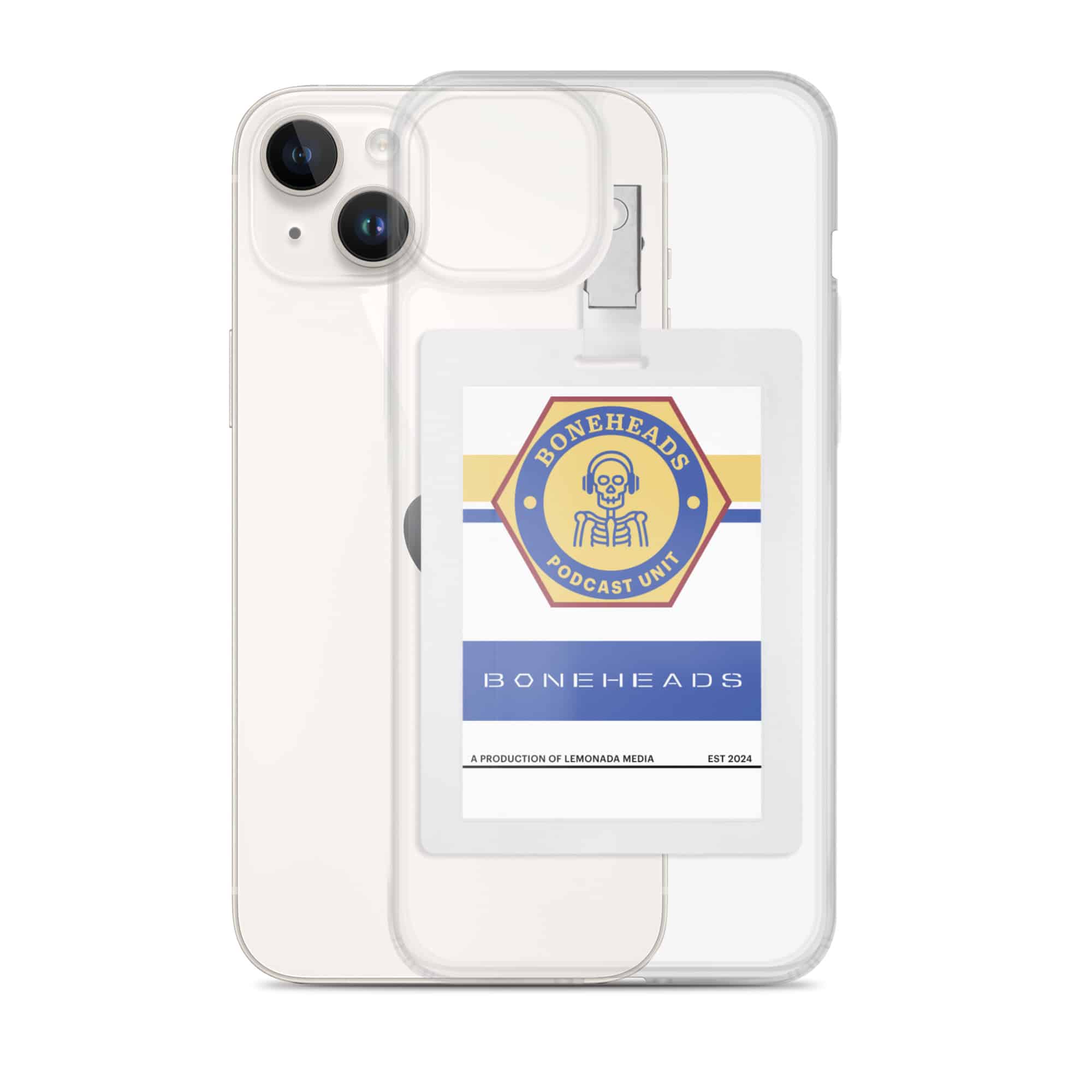 Boneheads Badge Clear Case for iPhone® - Image 25