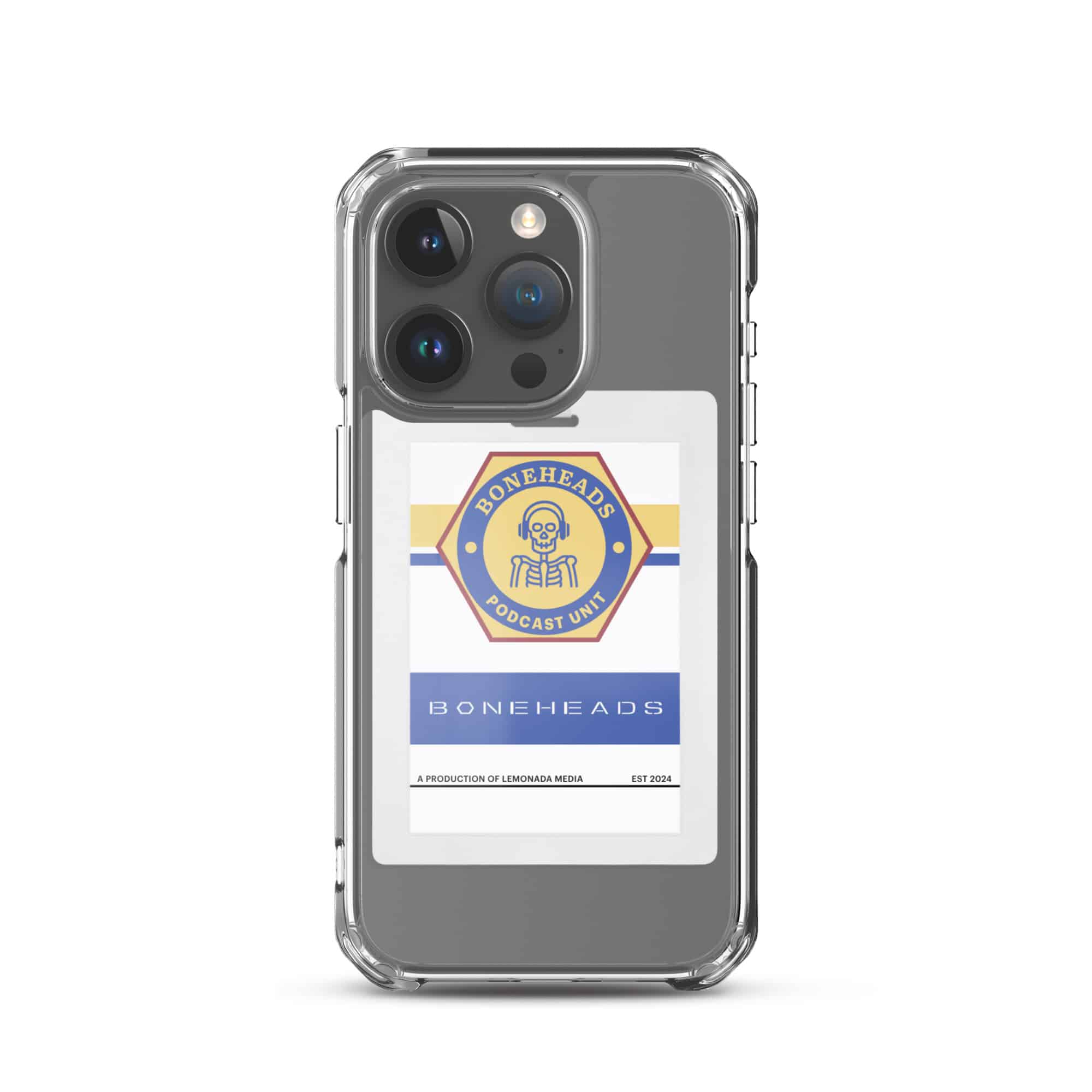 Boneheads Badge Clear Case for iPhone® - Image 36