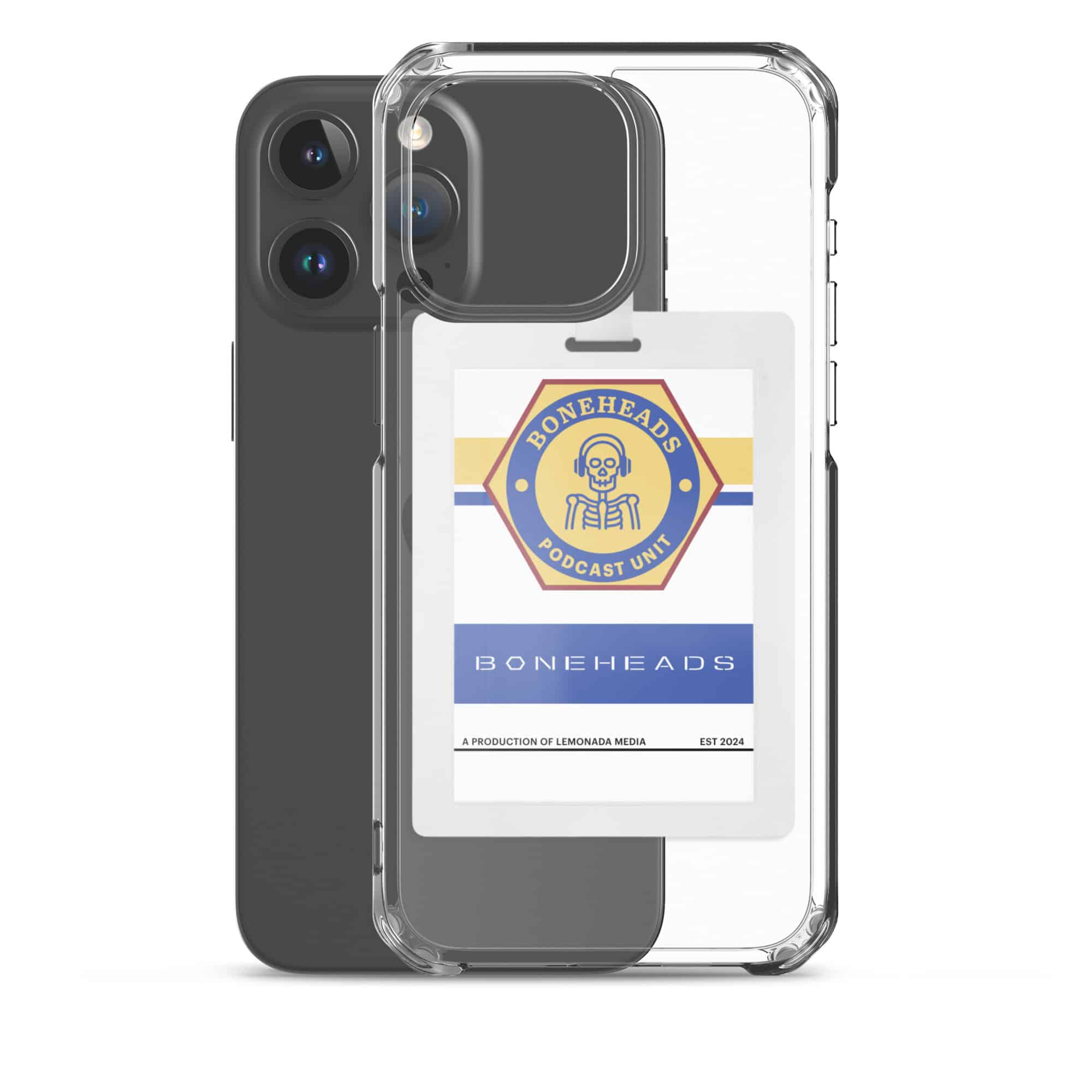 Boneheads Badge Clear Case for iPhone® - Image 35