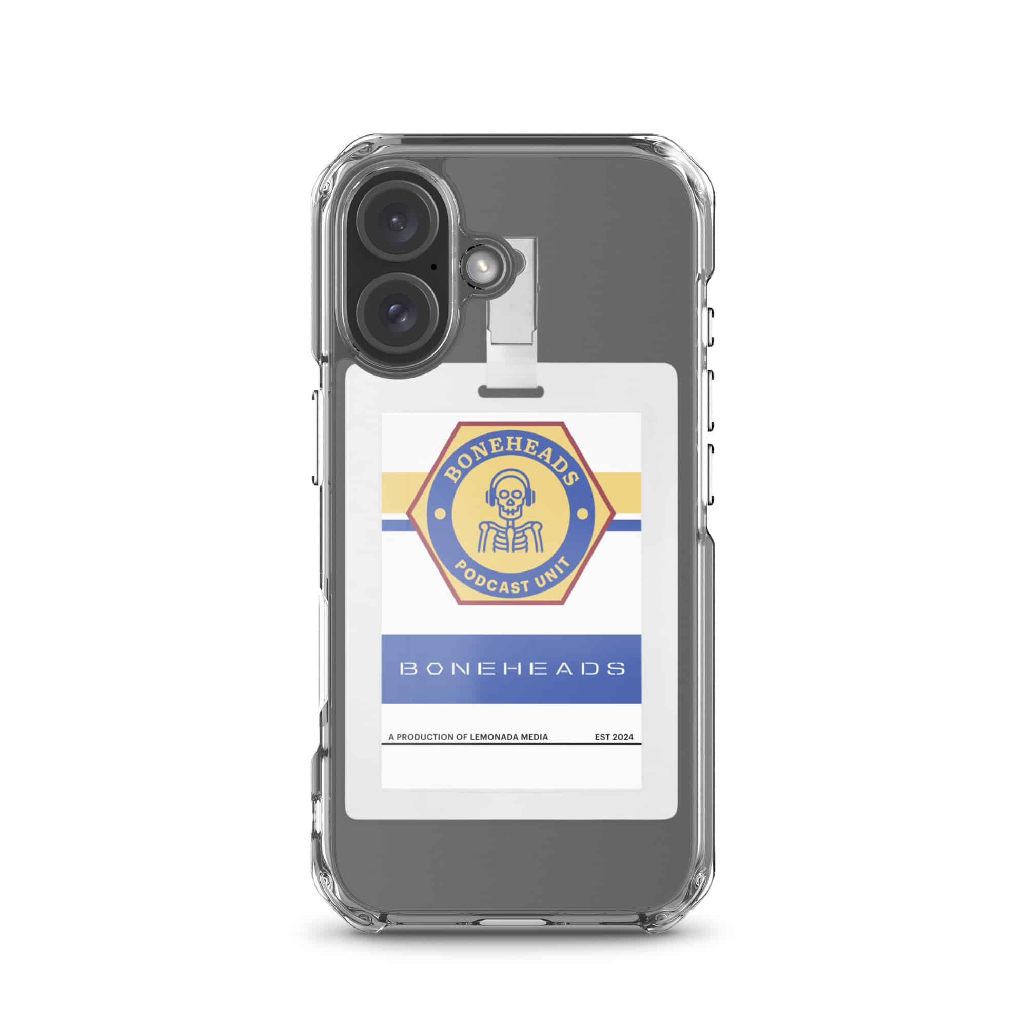 Boneheads Badge Clear Case for iPhone® - Image 45