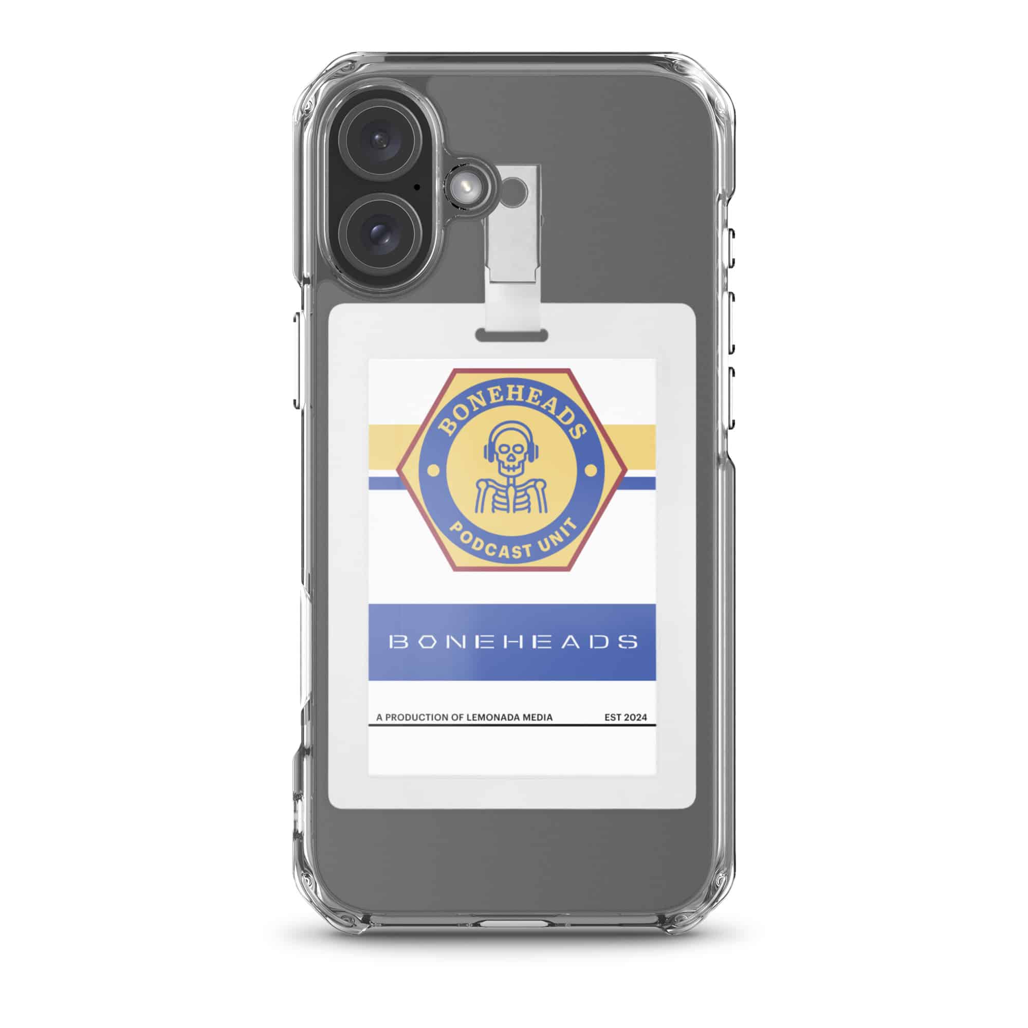 Boneheads Badge Clear Case for iPhone® - Image 40