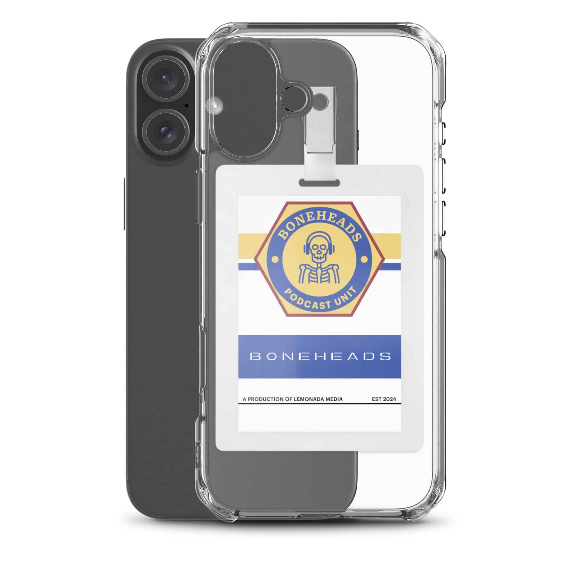 Boneheads Badge Clear Case for iPhone® - Image 41