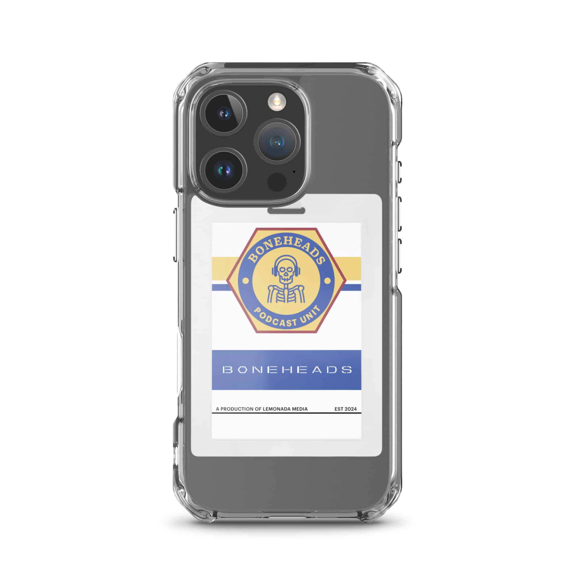 Boneheads Badge Clear Case for iPhone® - Image 43