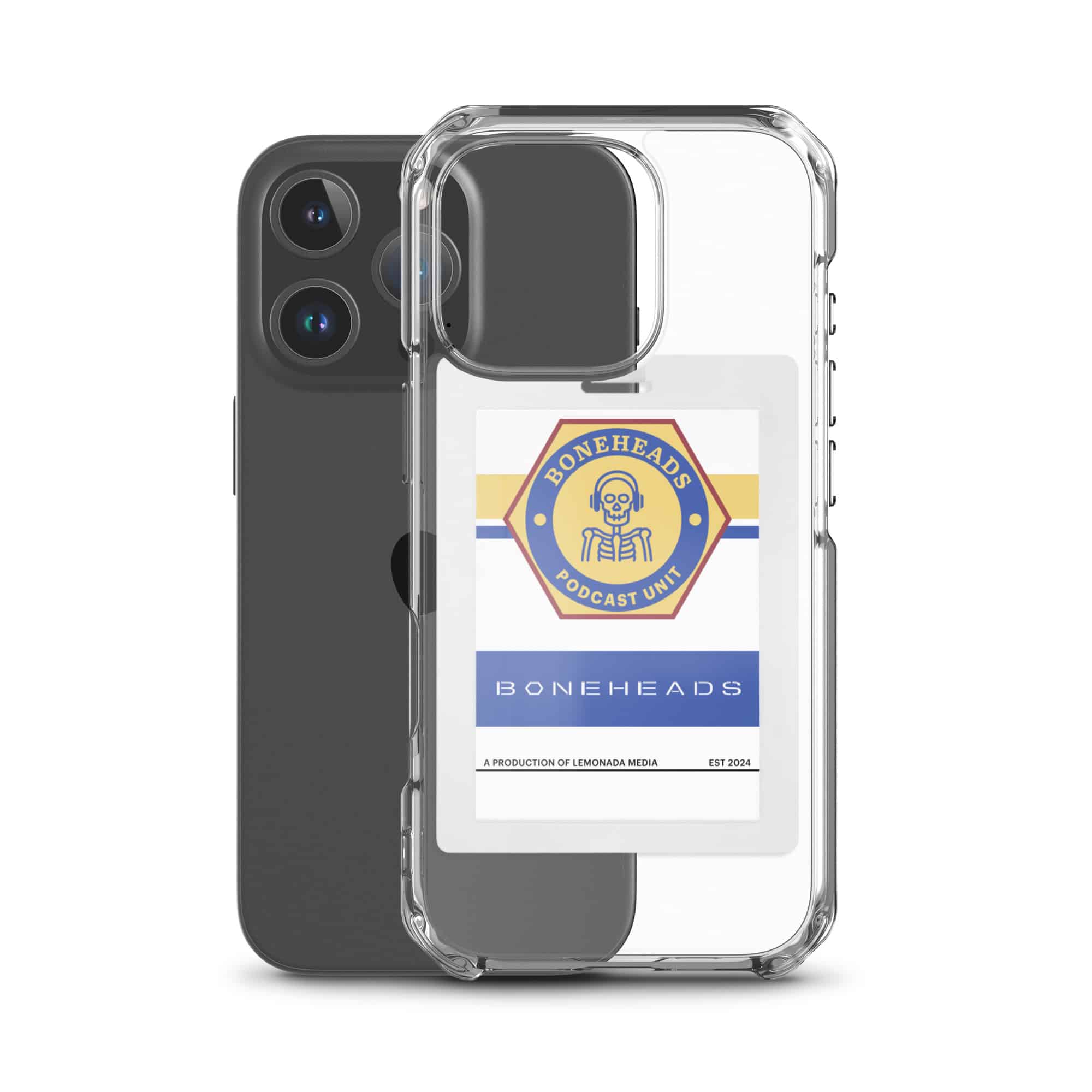 Boneheads Badge Clear Case for iPhone® - Image 44