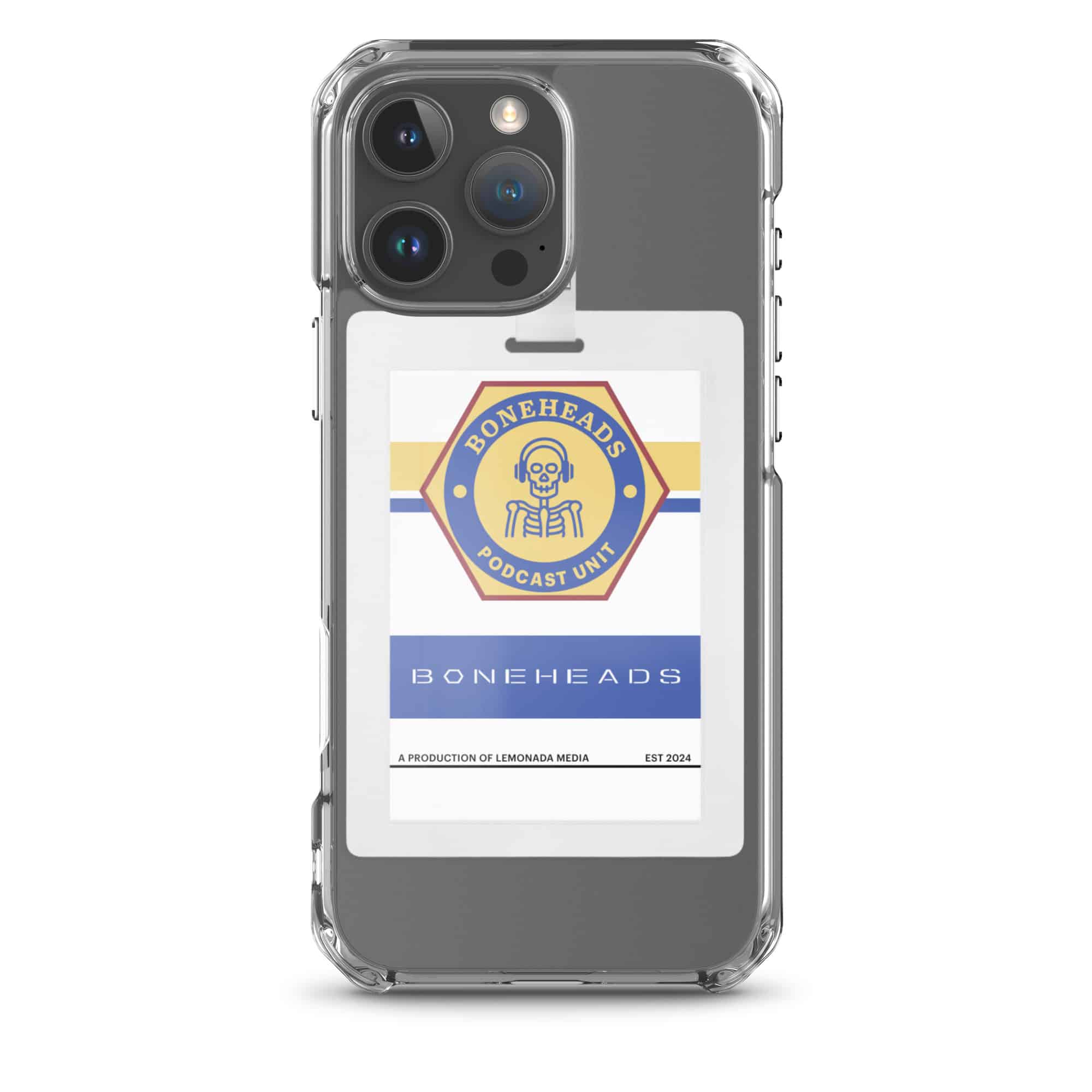 Boneheads Badge Clear Case for iPhone®