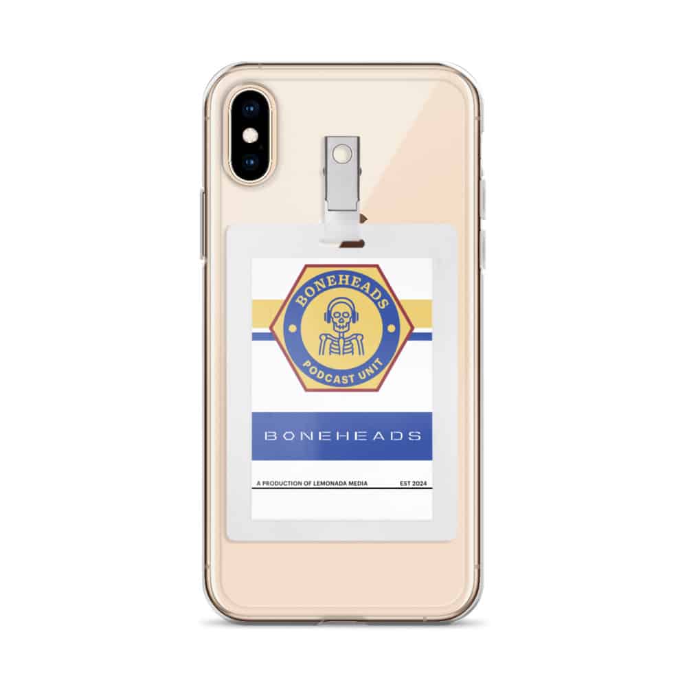 Boneheads Badge Clear Case for iPhone® - Image 53