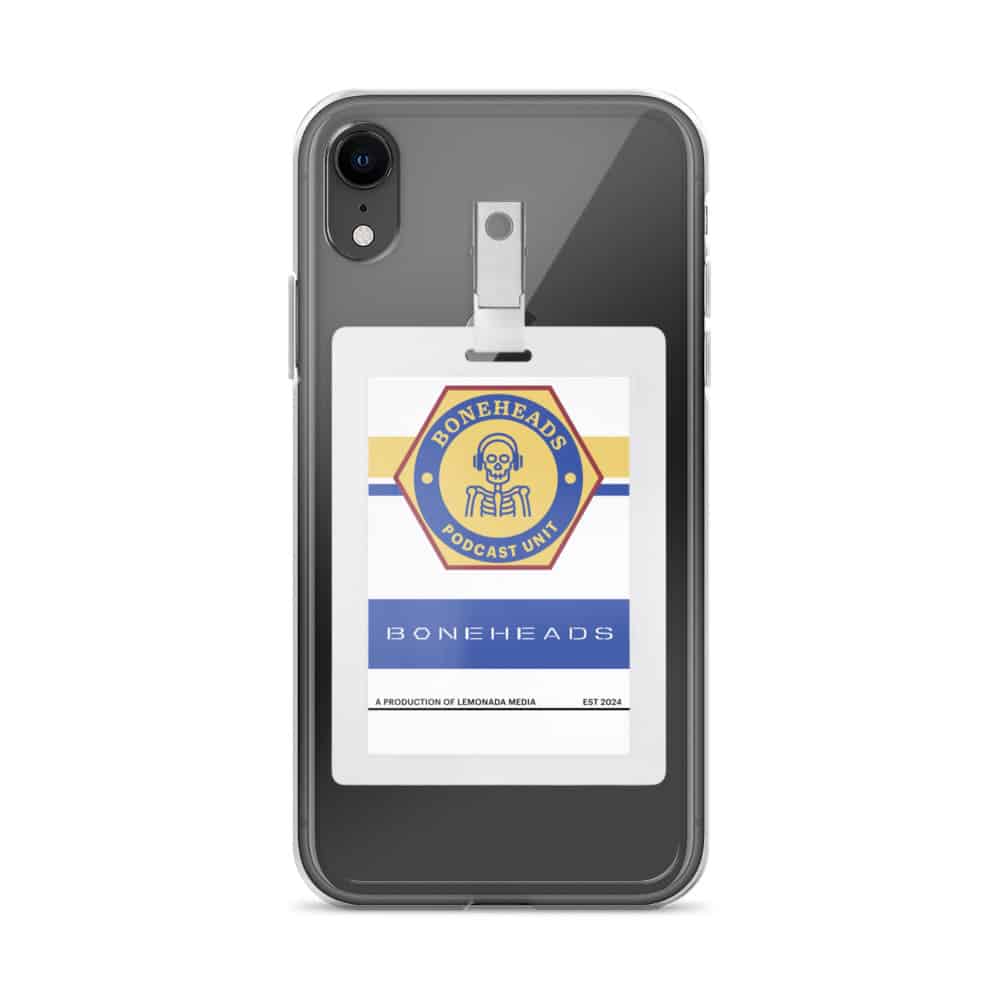 Boneheads Badge Clear Case for iPhone® - Image 55
