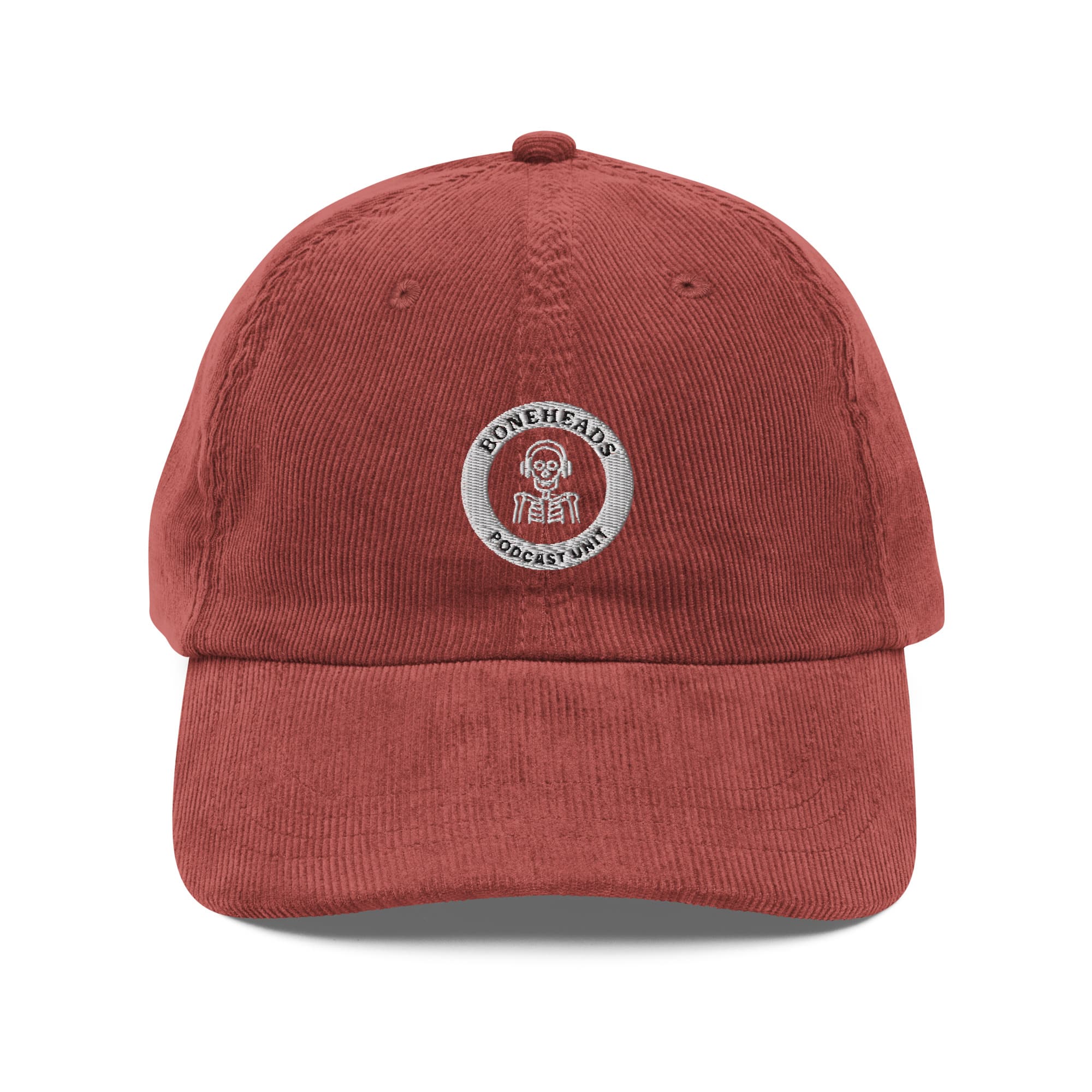 Boneheads Embroidered Badge Vintage corduroy cap - Image 2