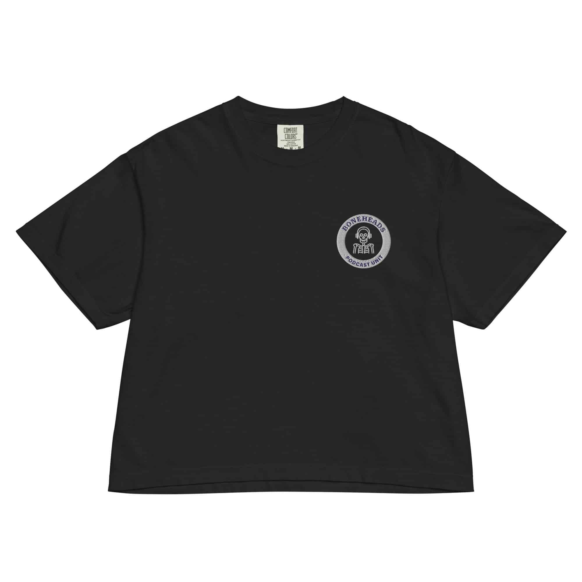 Boneheads Embroidered Badge Women’s heavyweight boxy tee