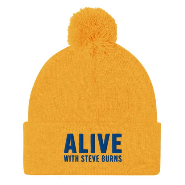 Alive with Steve Burns Pom-Pom Beanie