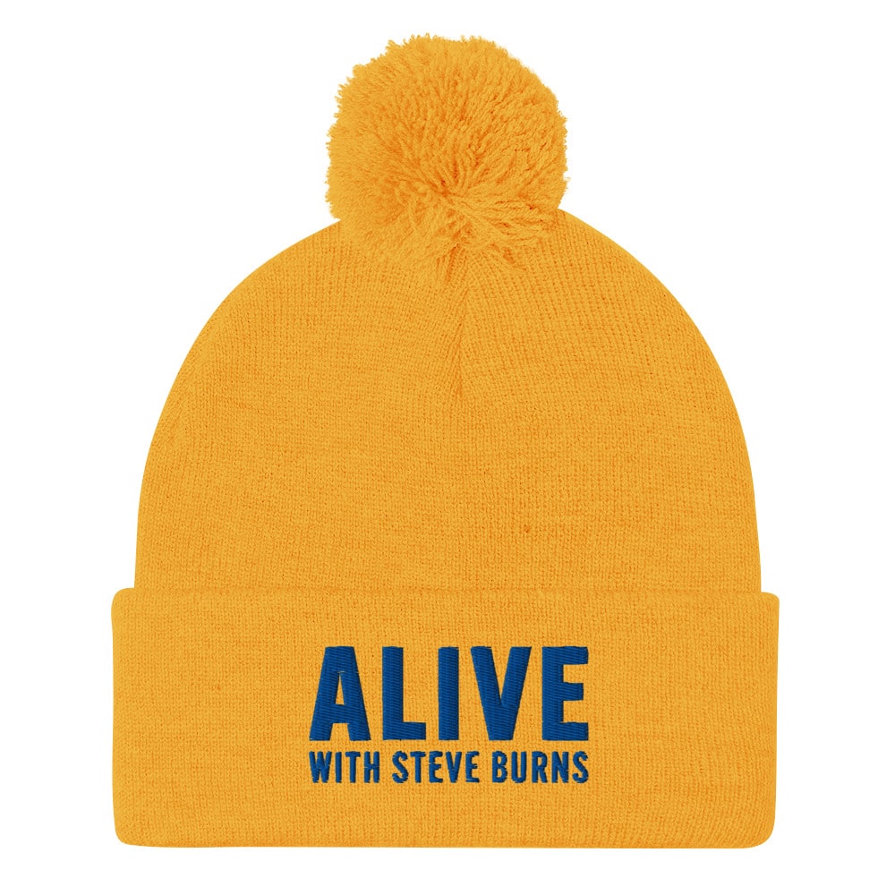 Alive with Steve Burns Pom-Pom Beanie